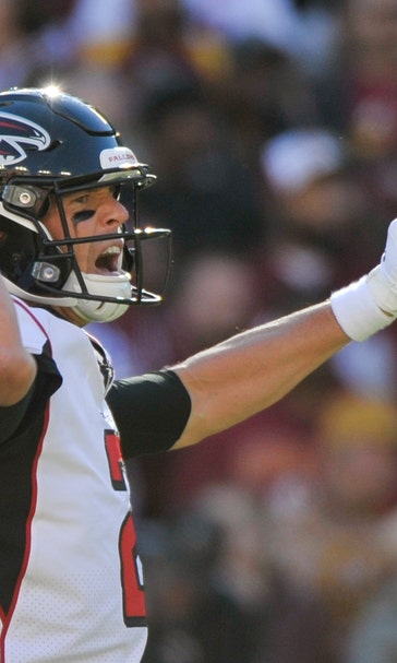 Falcons flex offensive muscles, blow out Redskins 38-14